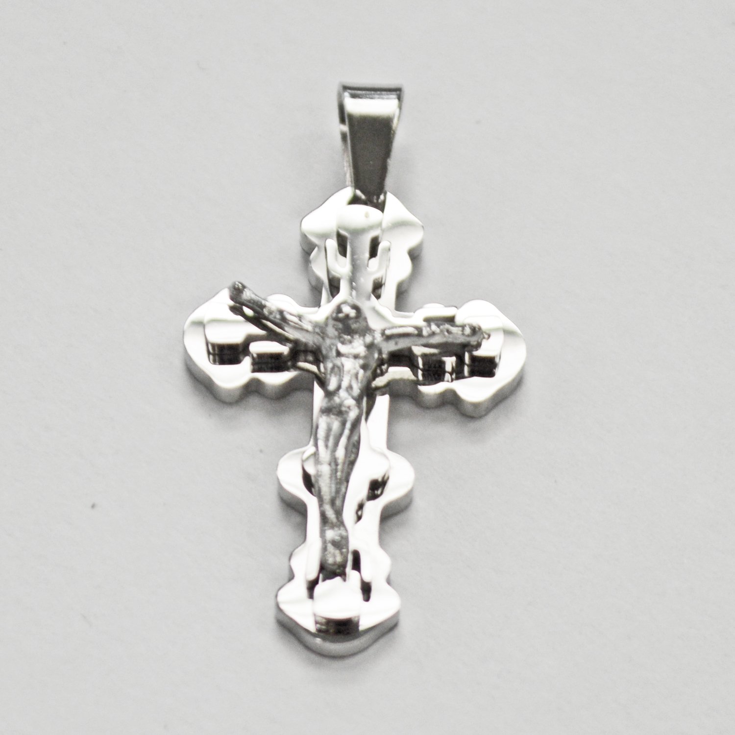 Crucifix Cross Stainless Steel Pendant 86-2206S