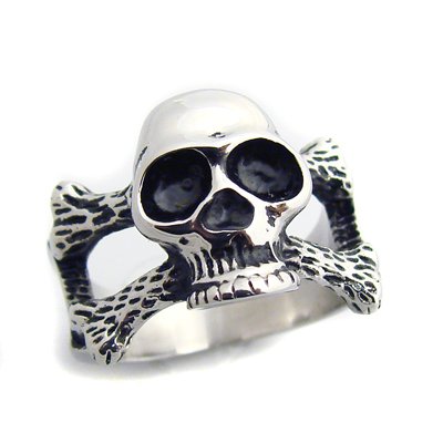 CROSS BONE SKULL RINGS