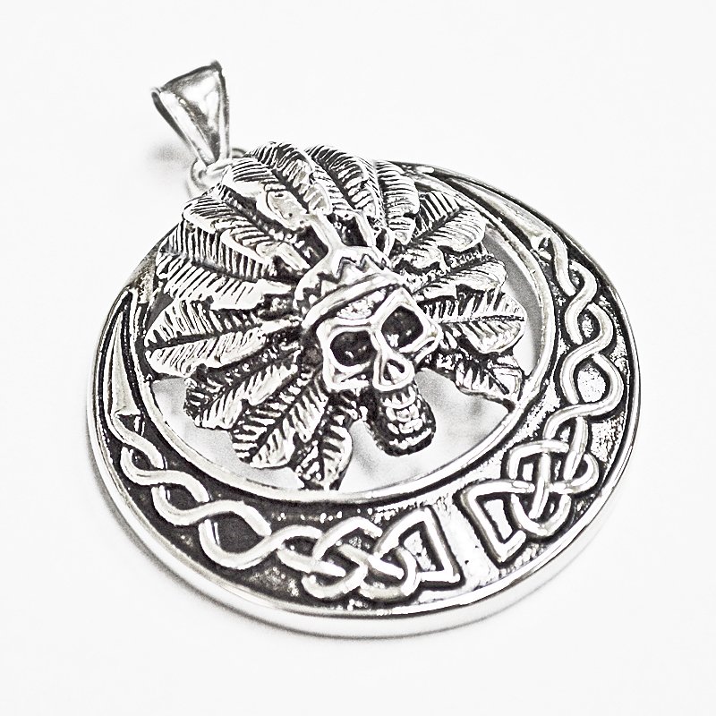 Celtic Skull Pendant 86-2034