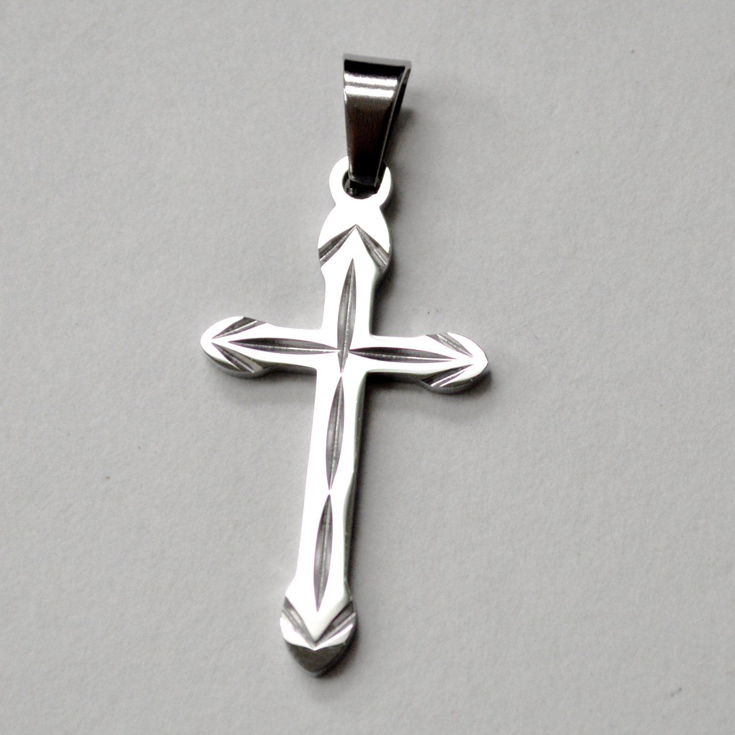 Cross Pendant Stainless Steel 86-989S