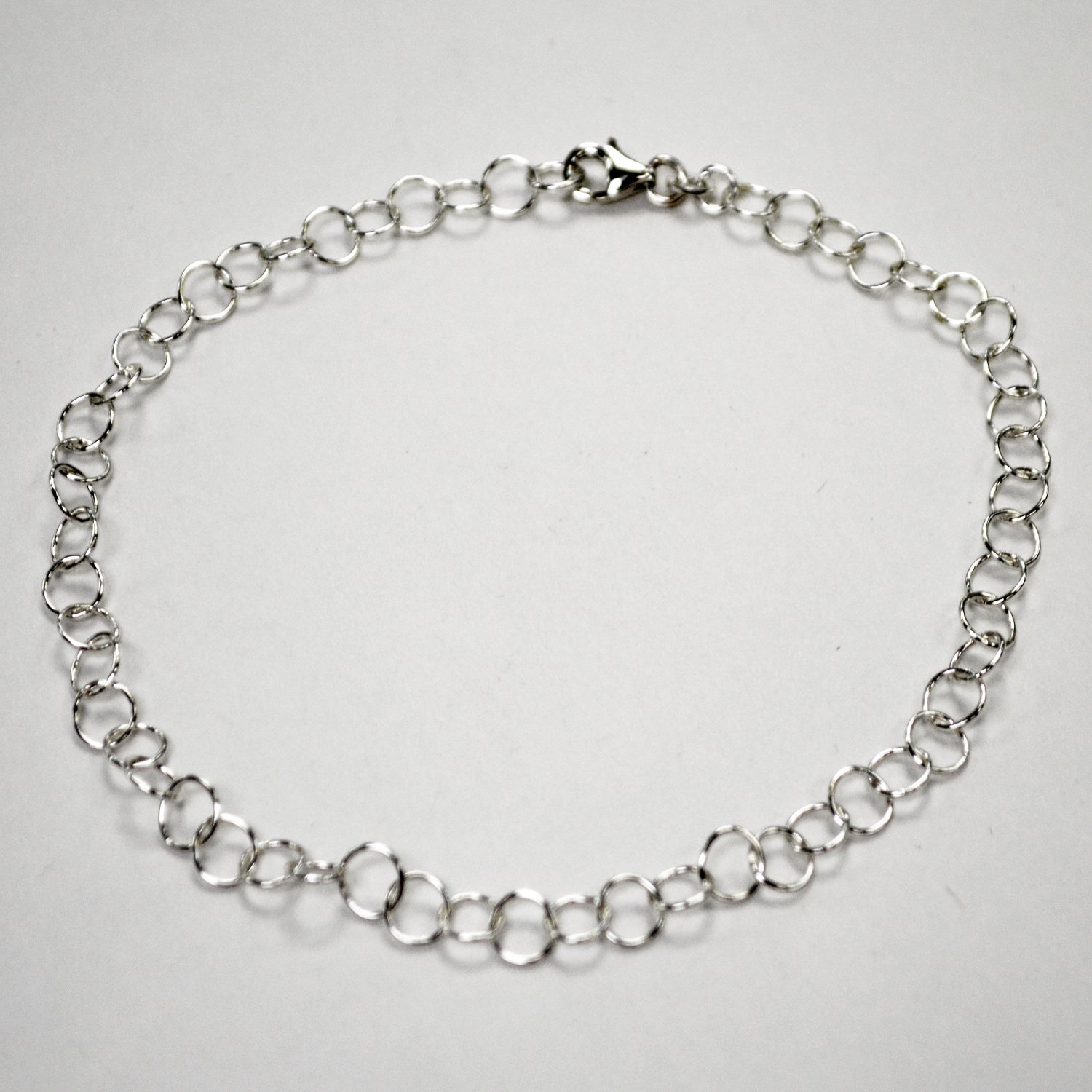 Sterling Silver Charm Anklet