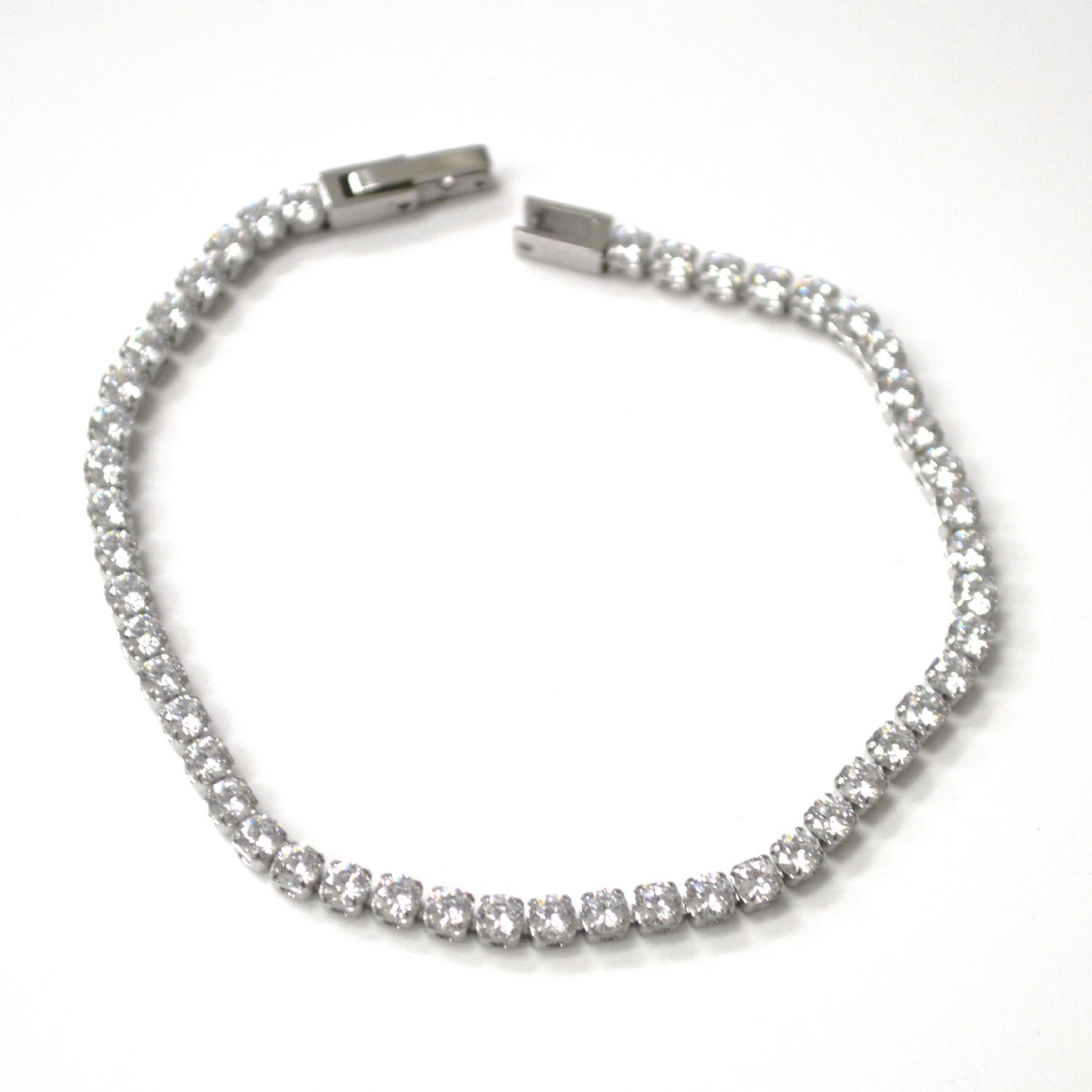 3mm Tennis Bracelet Stainless Steel 003-Tennis