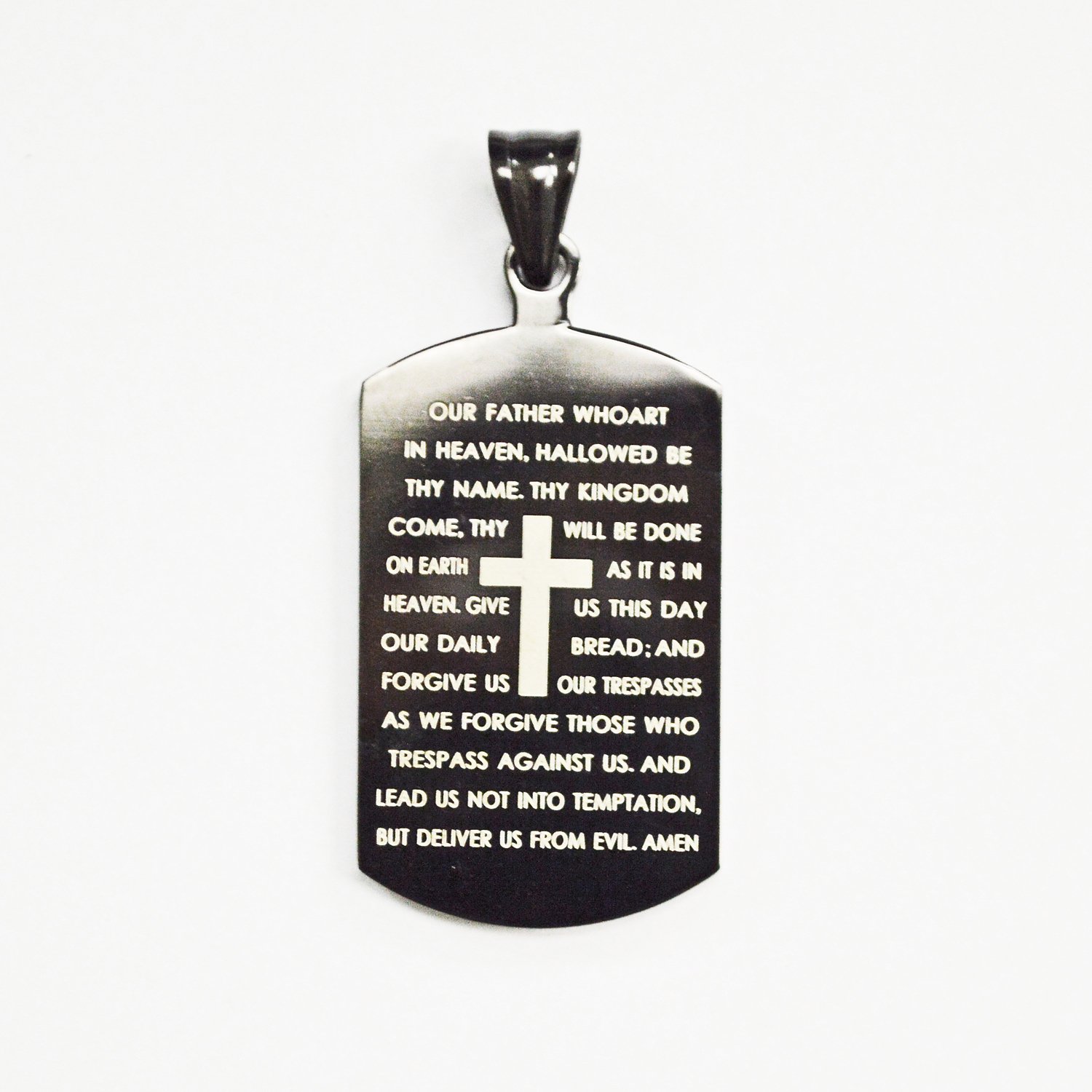THE LORD'S PRAYER DOG TAG Pendant 86-1673