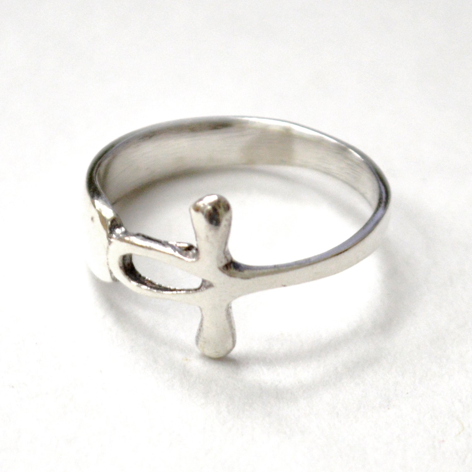 Ank Sterling Silver Ring  51-3105