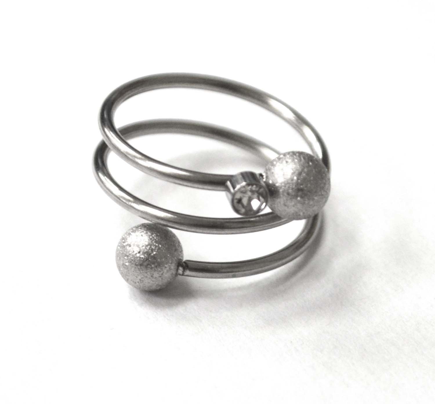 Spiral Stainless Steel Ring 81-1491S