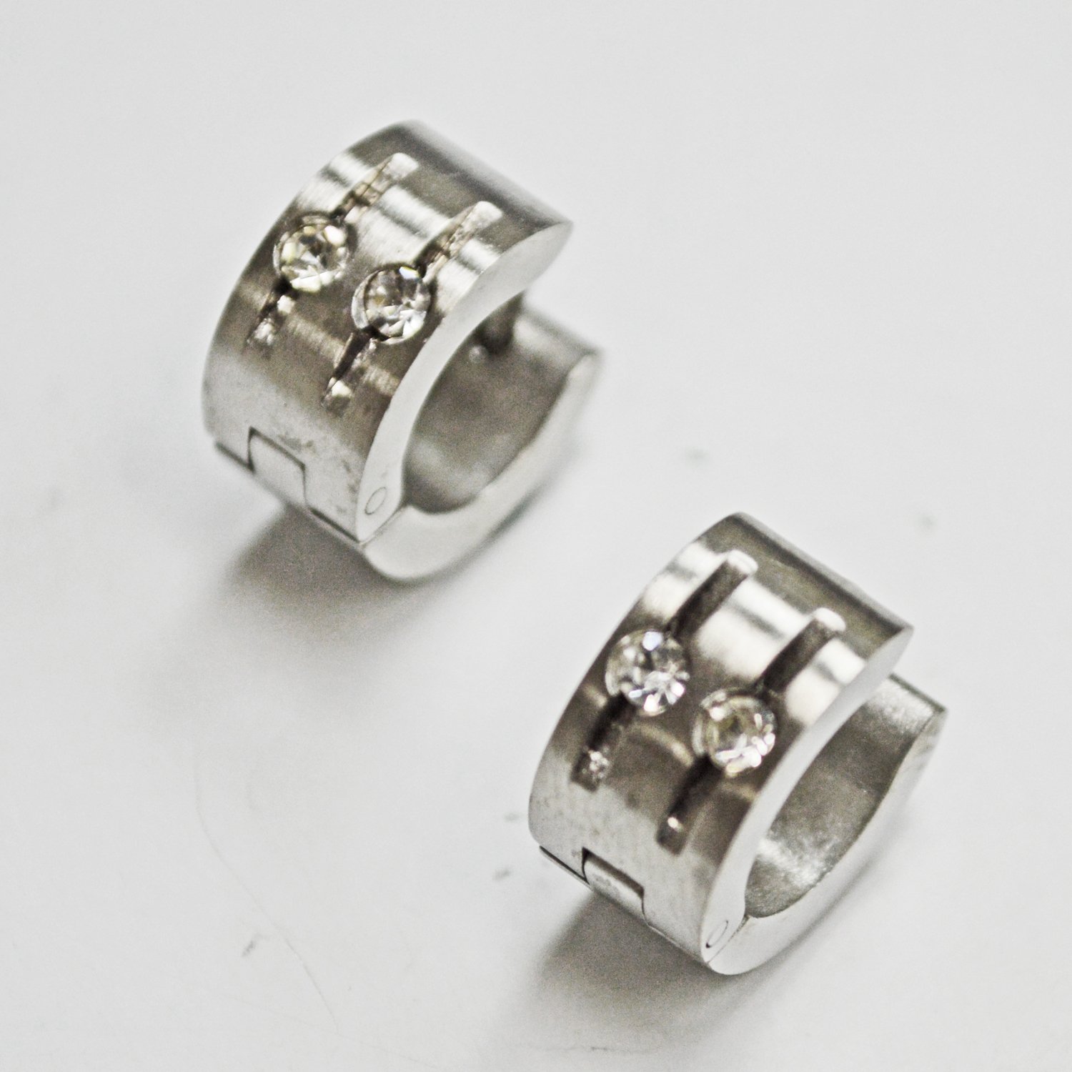 Stainless Steel Huggies Earring 83-686-7