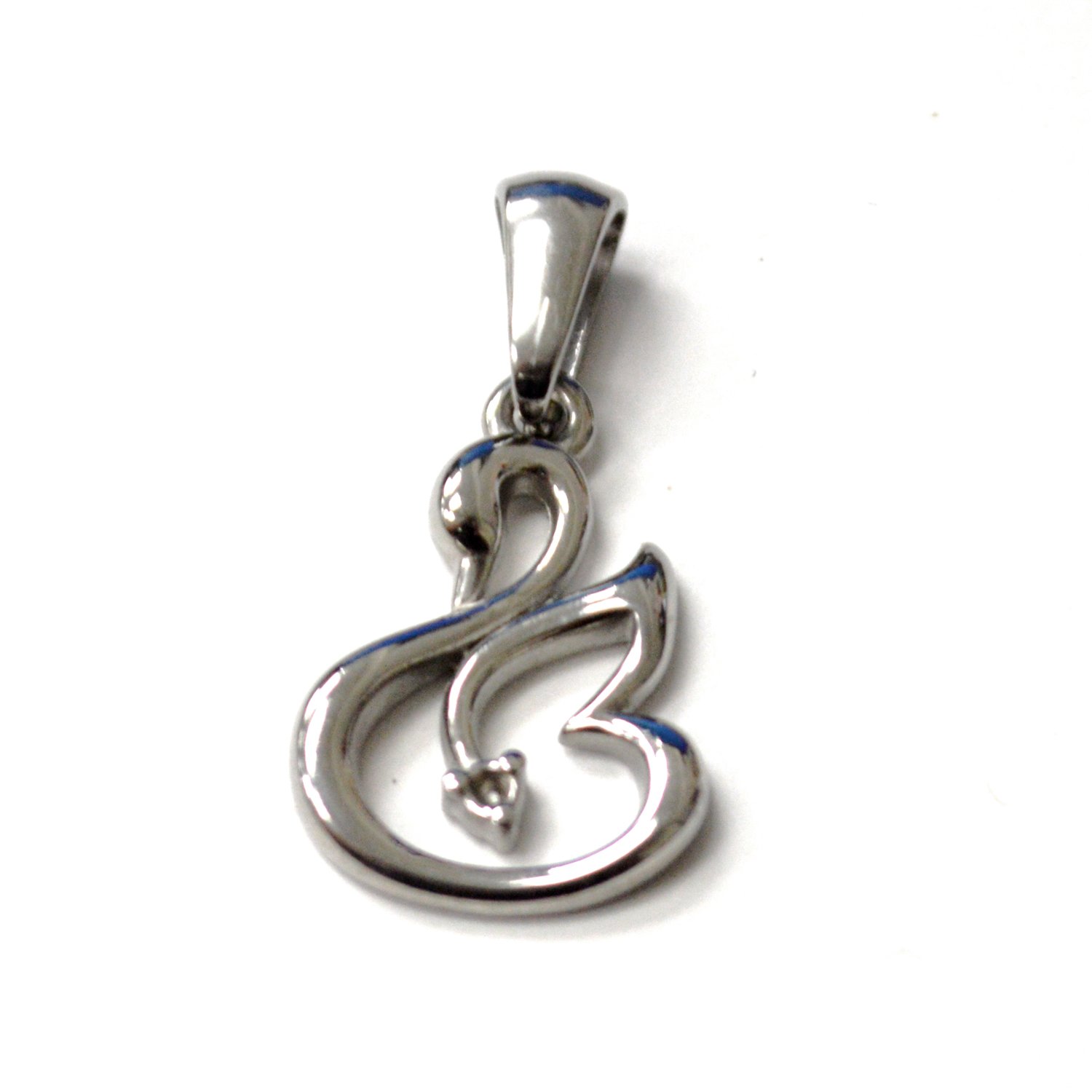 Swan Stainless Steel Pendant 86-3098
