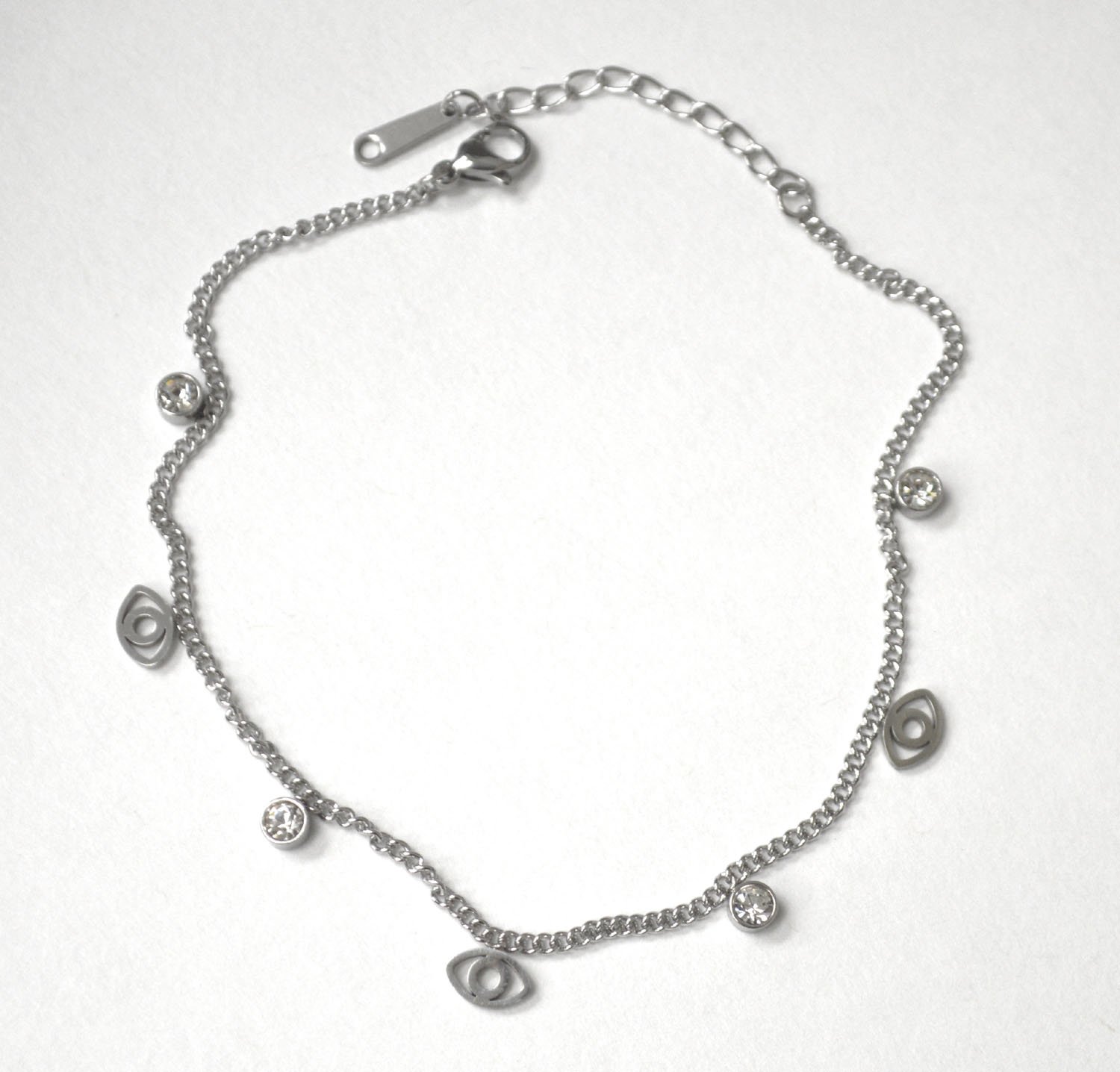 Crystal/Eye Link Stainless Steel 82-224S