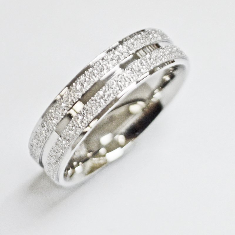 Glitter Stainless Steel RING 81-1243S