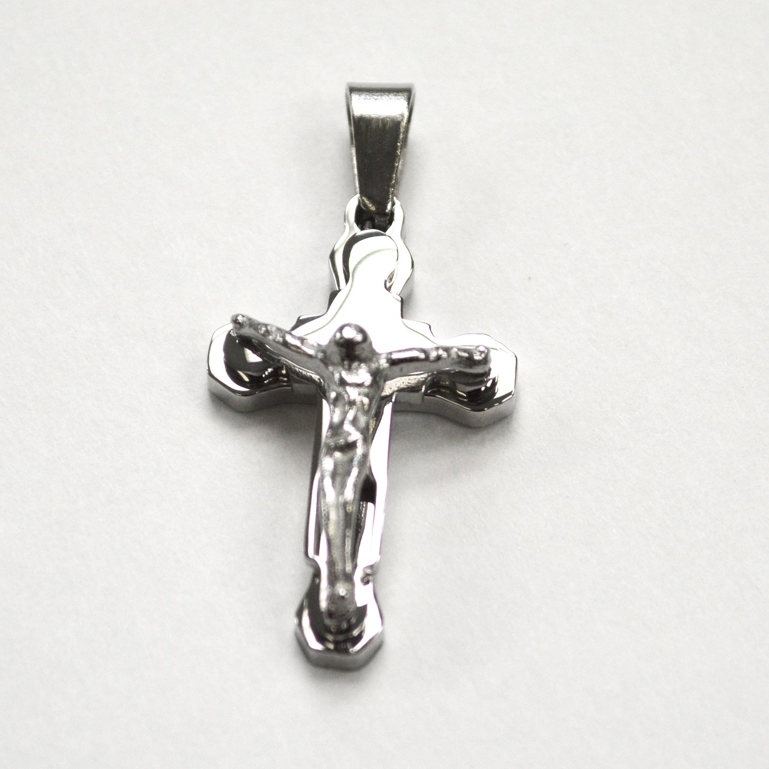Crucifix Cross Stainless Steel Pendant 86-2253S
