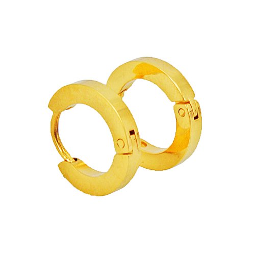 GOLD HUGGIE EARRINGS 83-630G