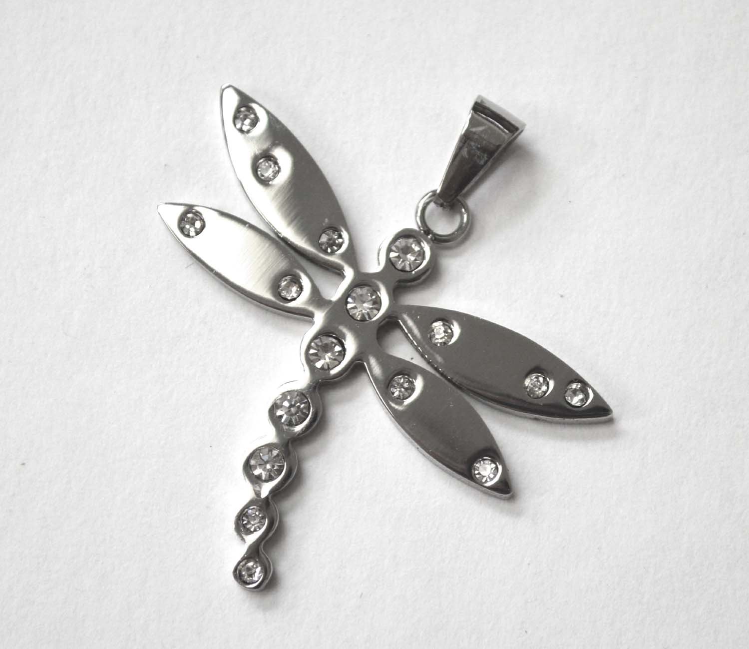 Dragonfly Stainless Steel Pendant 86-2452