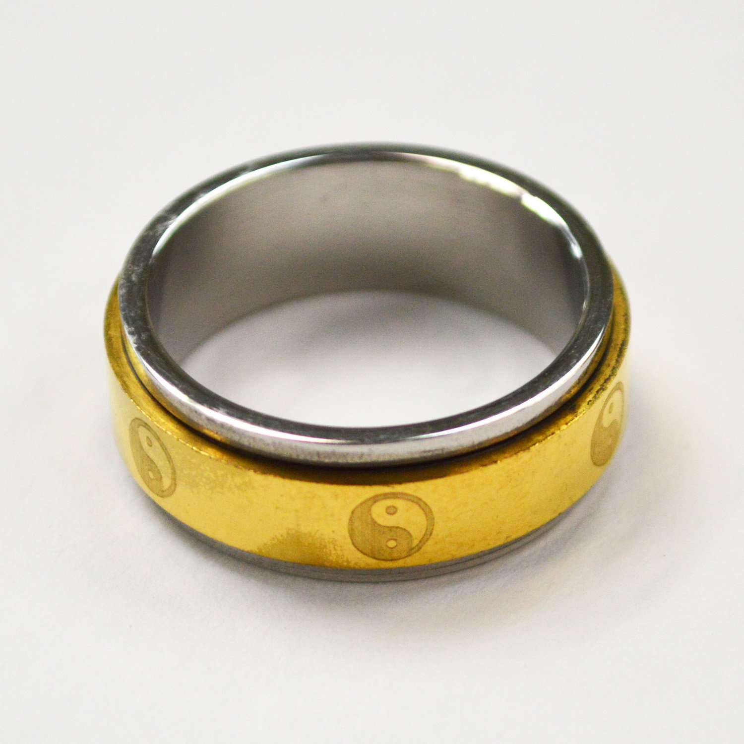 Ying and Yang Spinner Ring  81-1349