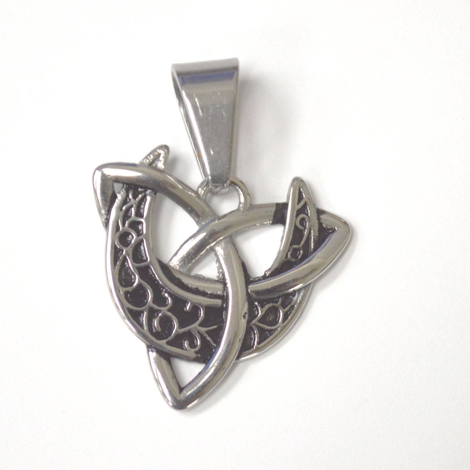 Celtic Trinity Knot Mystic Moon Pendant 86-3109