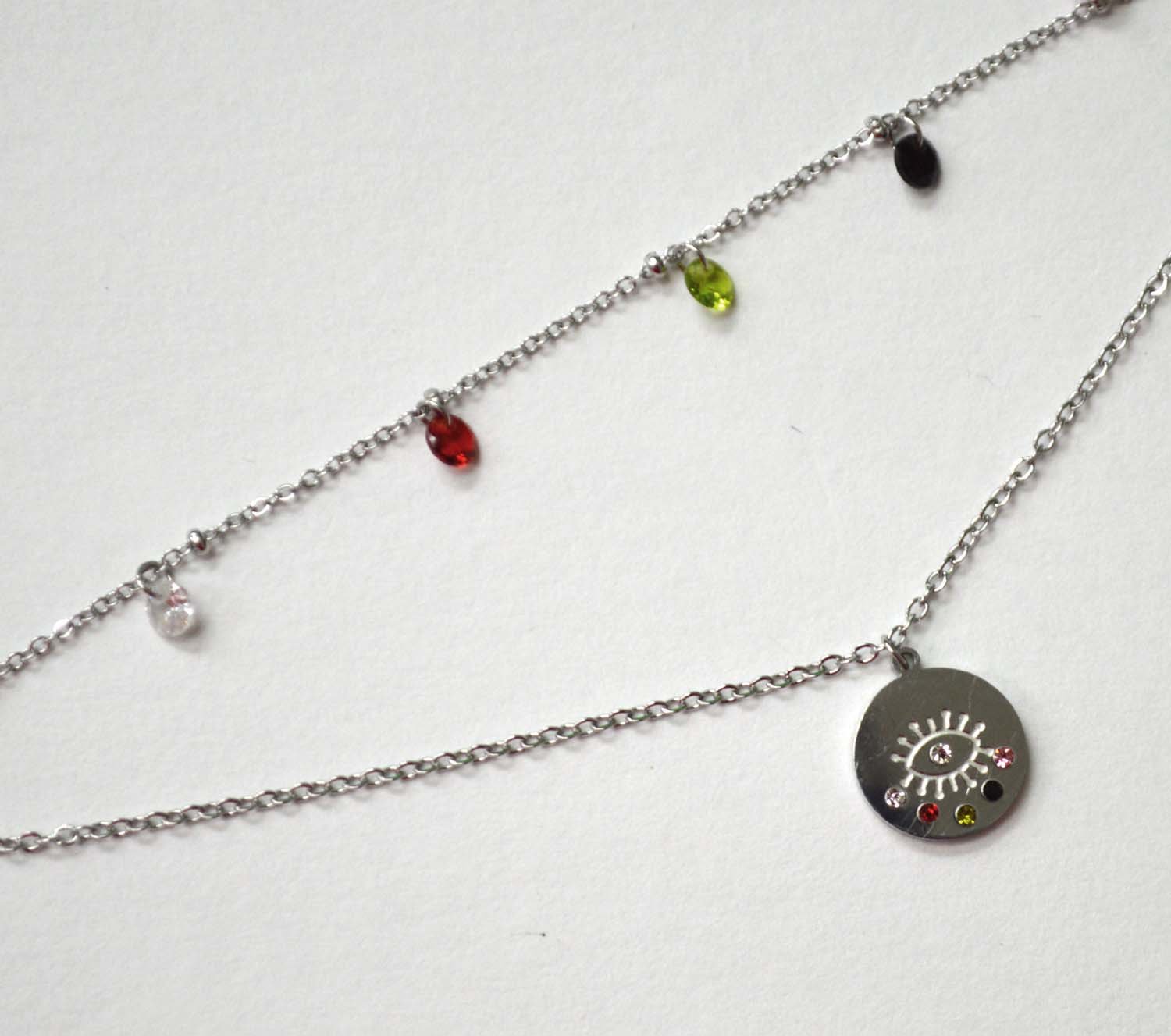 Stainless Steel Charm Bracelet 84-1828S