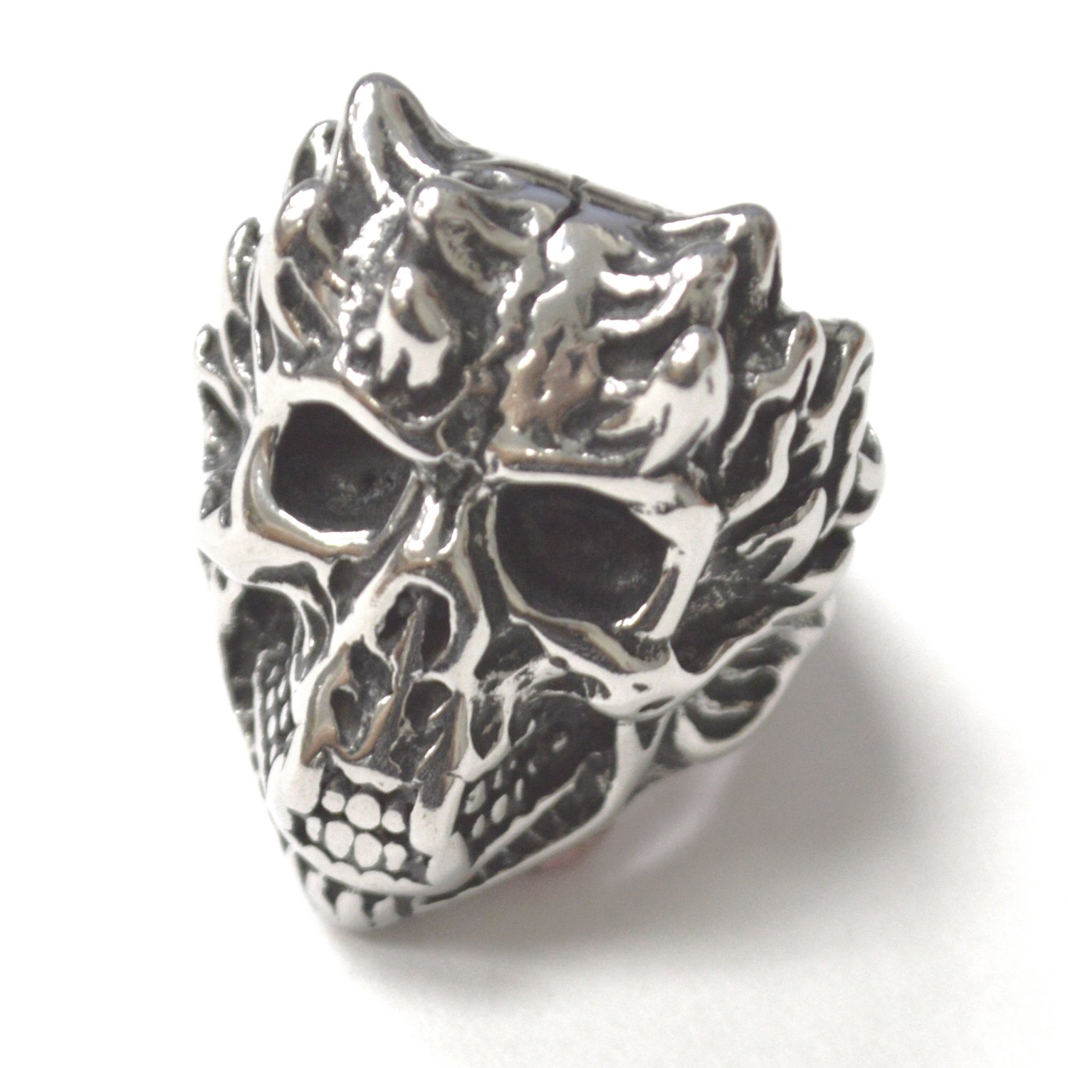 Devil Skull Stainless Steel Ring 81-1699
