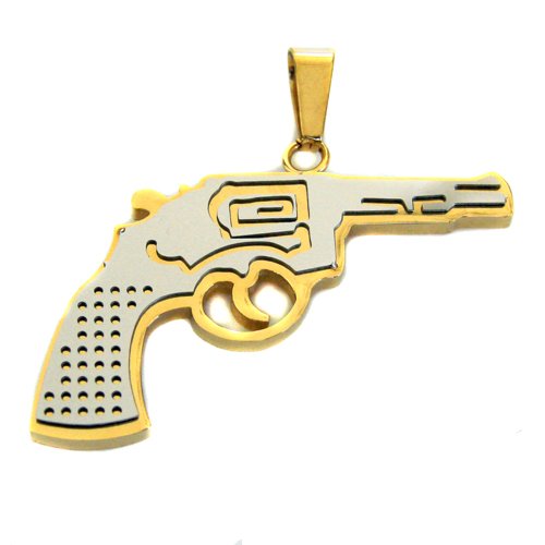 Pistol Gun Pendant (55x27mm)