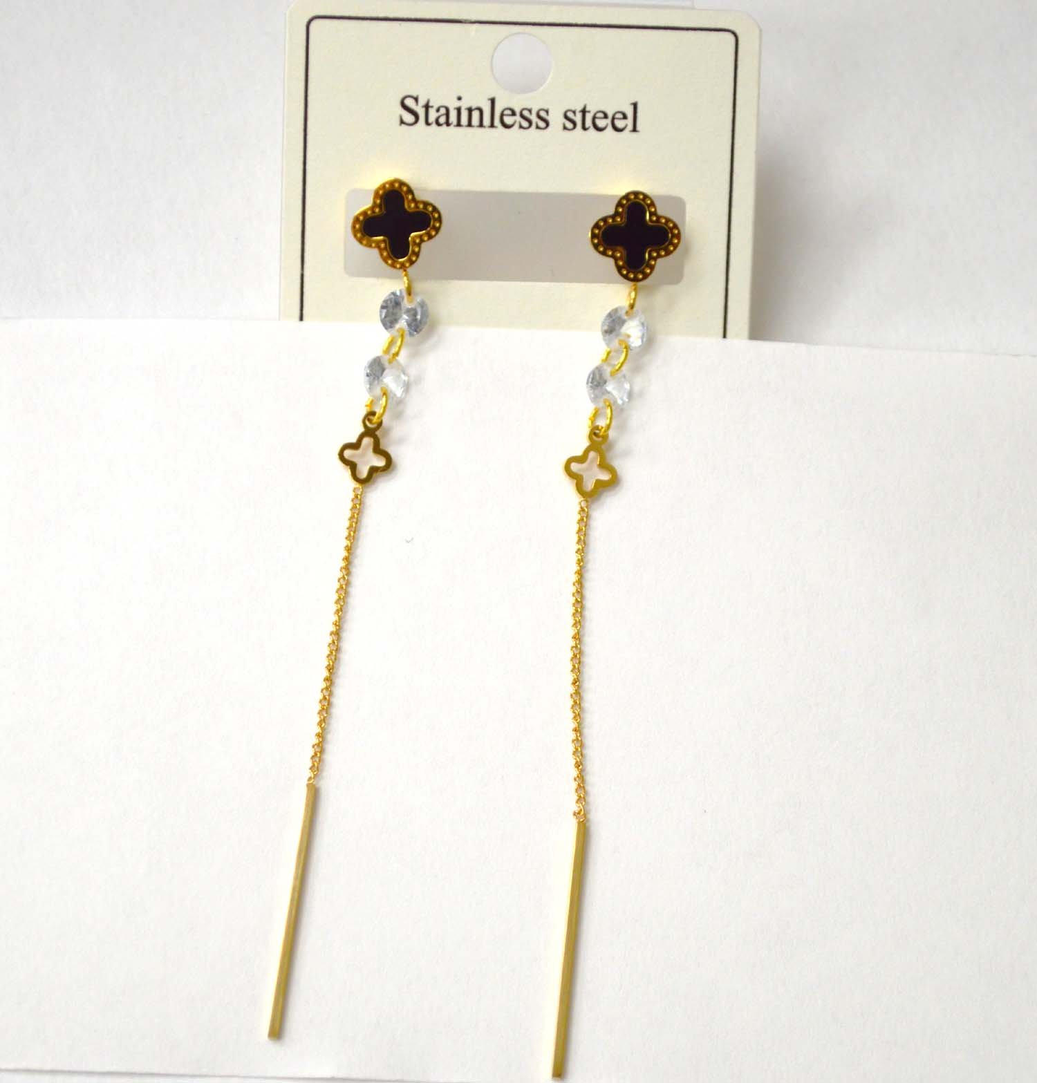 Designer Inspired Gold Plated Earrings 83-878G