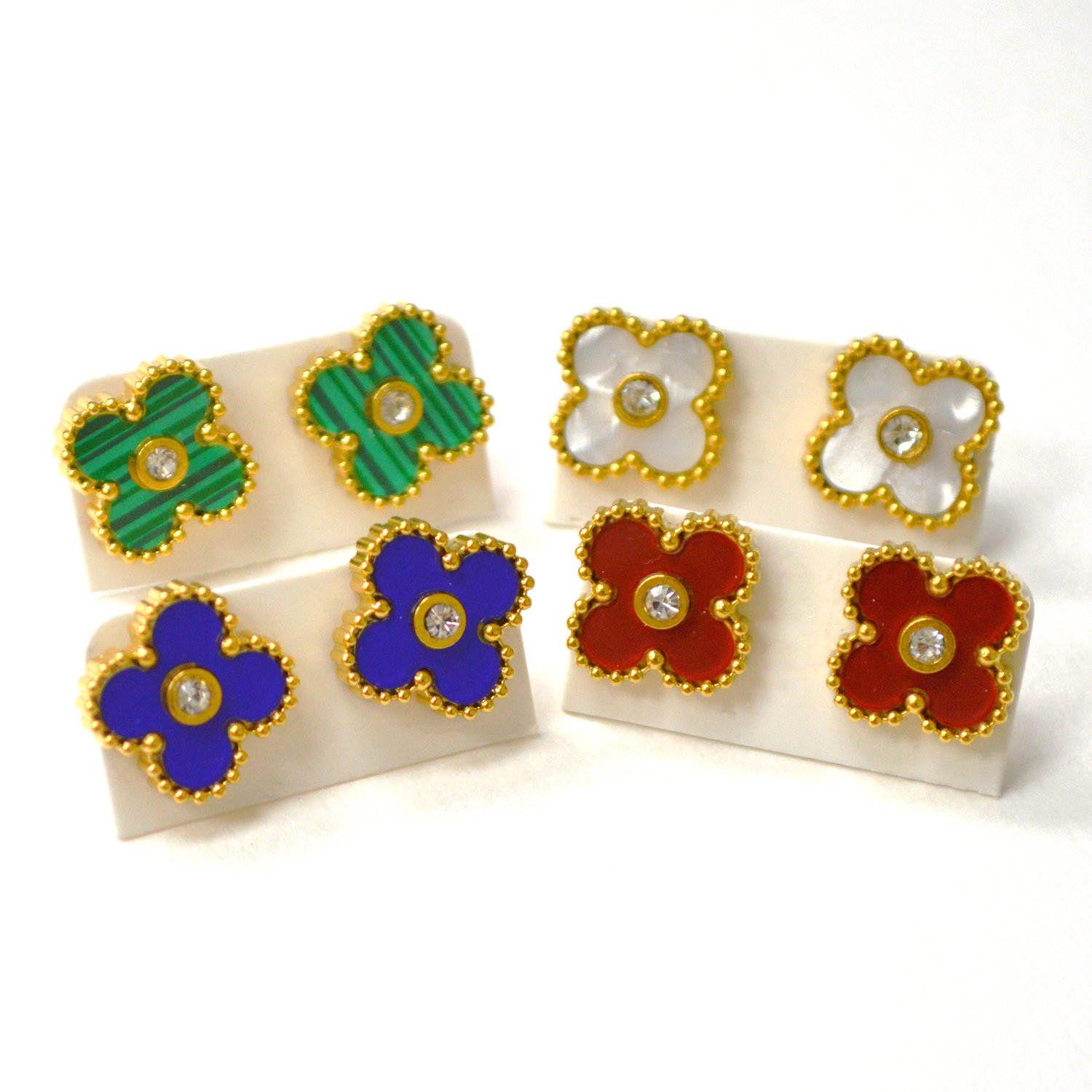 Designer's Inspired Gold IP Plated Earrings 83-966G