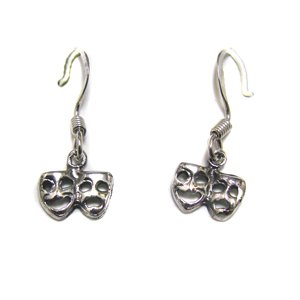 Comedy Tragedy Dangling Earring 53-1093