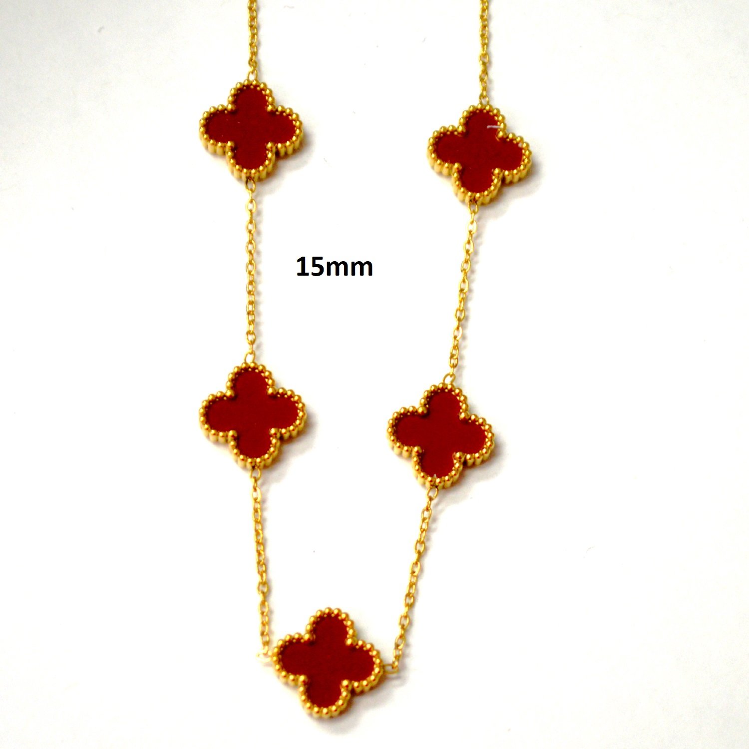 Designer's Inspired Gold IP Plated Necklace 85-304G-15