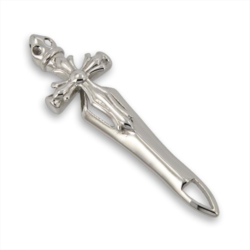 Stainless Steel Sword Pendant (18x60mm)