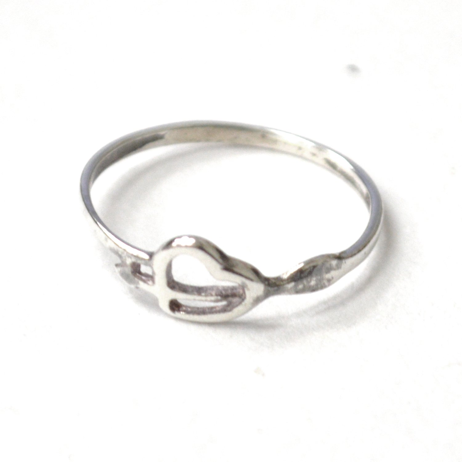 Arrow Heart Sterling Silver Ring 51-3110