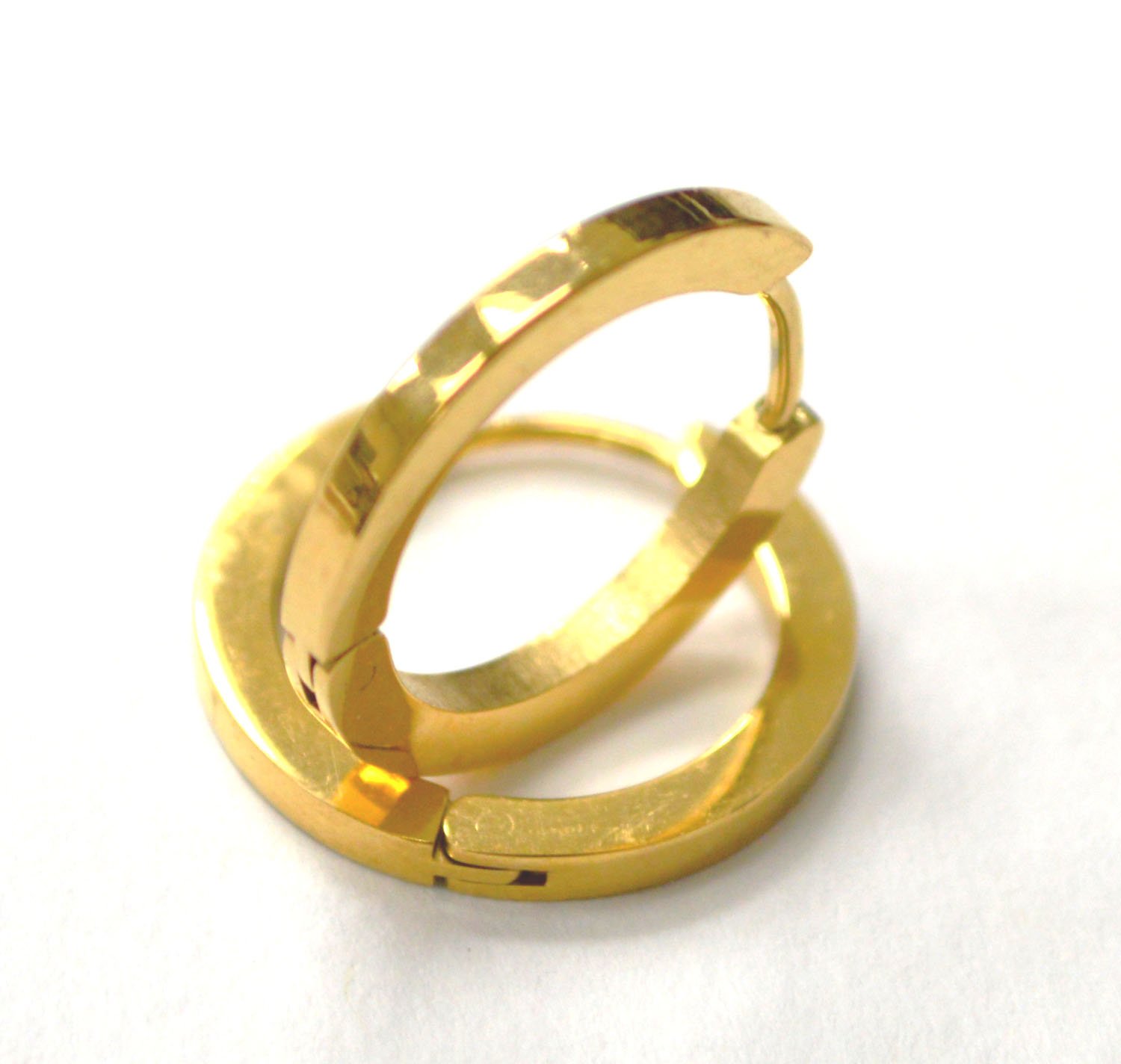 Gold Plated Huggies Earring 83-919G