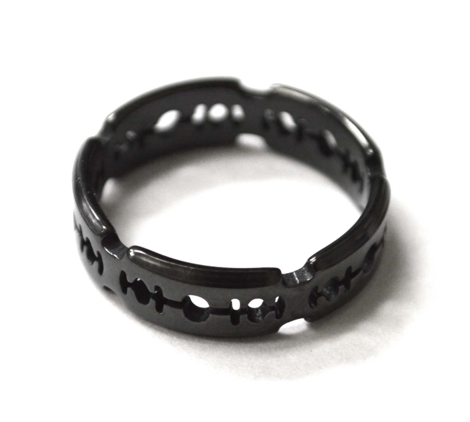 Blade Black Plated Ring 81-1381B