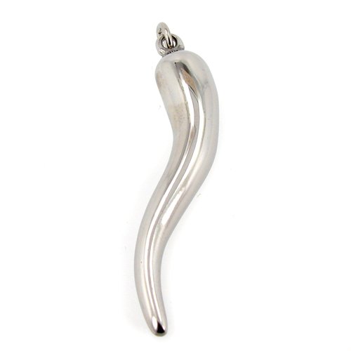 Italian Horn Stainless Steel Pendant 86-972