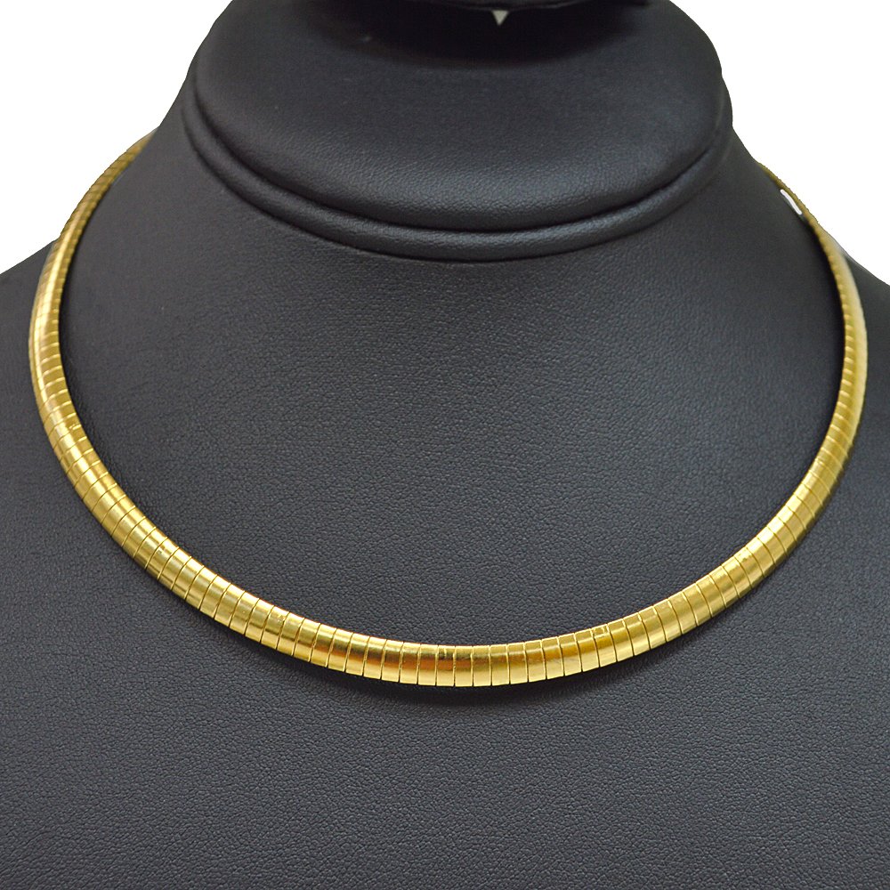 6mm Omega Gold IP Plated