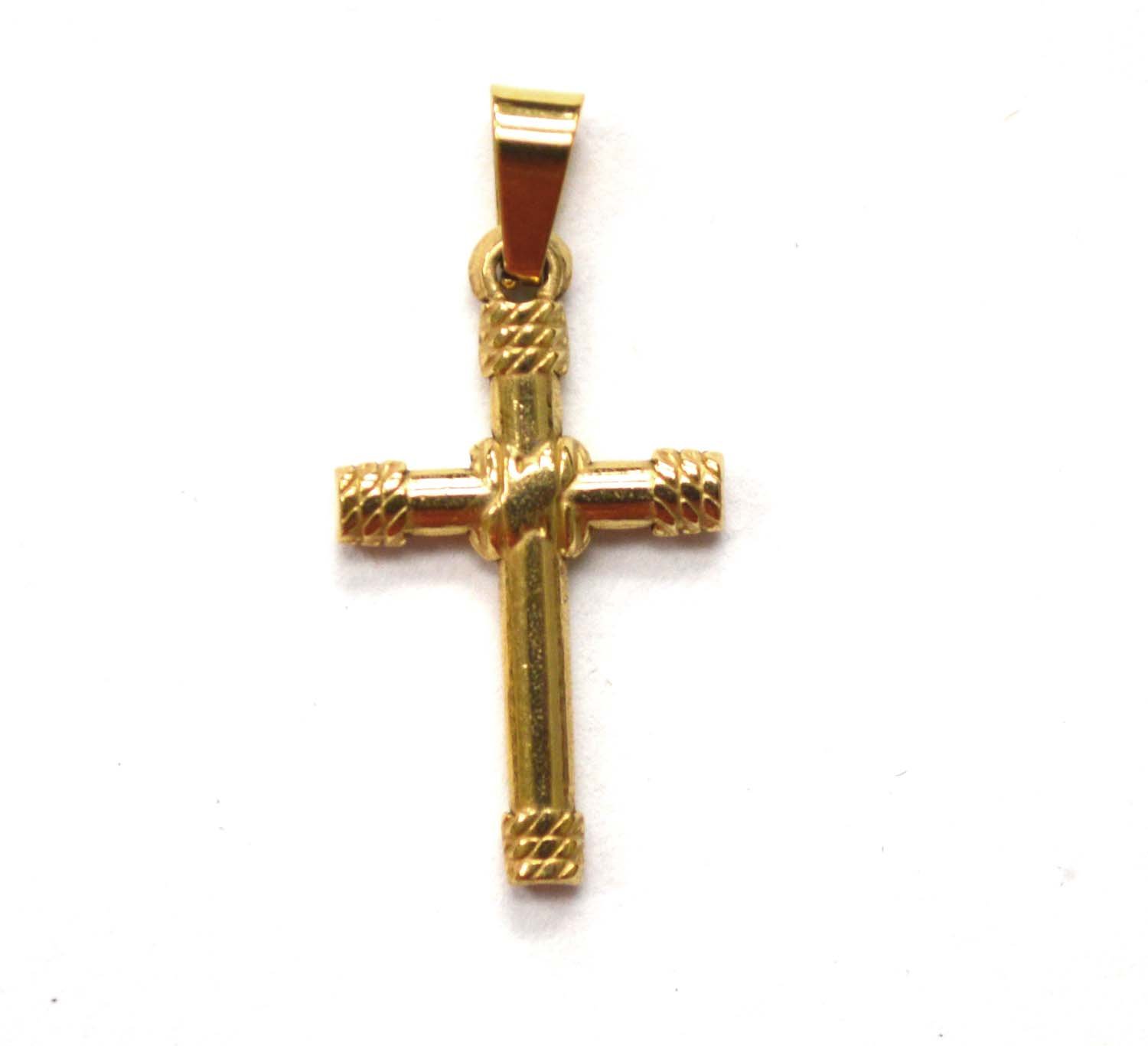 Cross Gold IP Plated Pendant 86-1975G-1