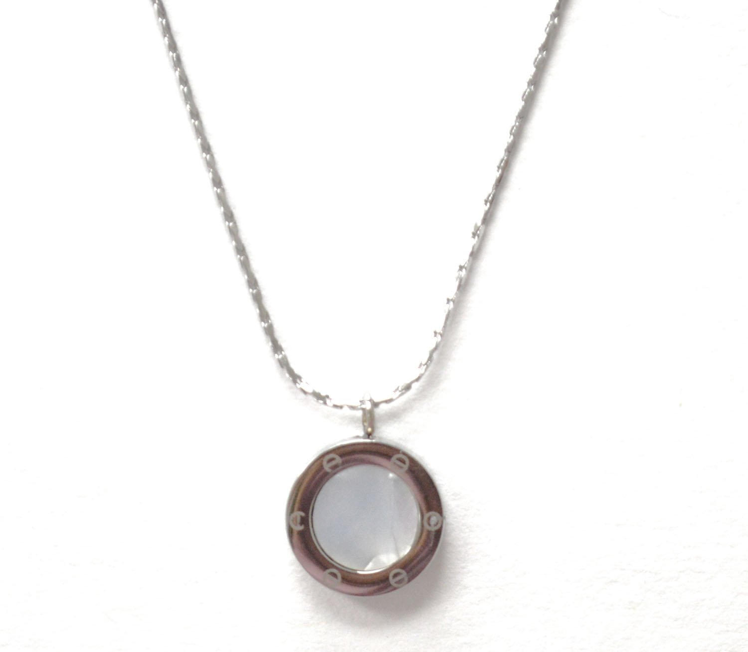 Designer Inspired Stainless Steel Necklace 85-1027