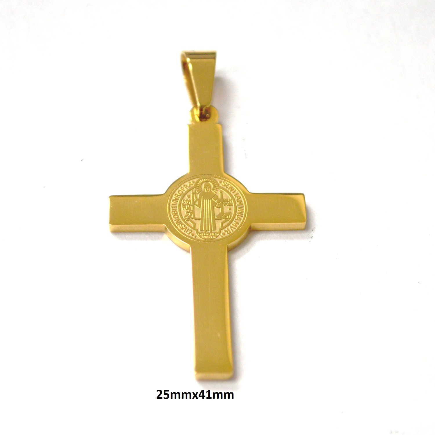 San Beneto Gold IP Plated Pendant 86-1130G-Sm