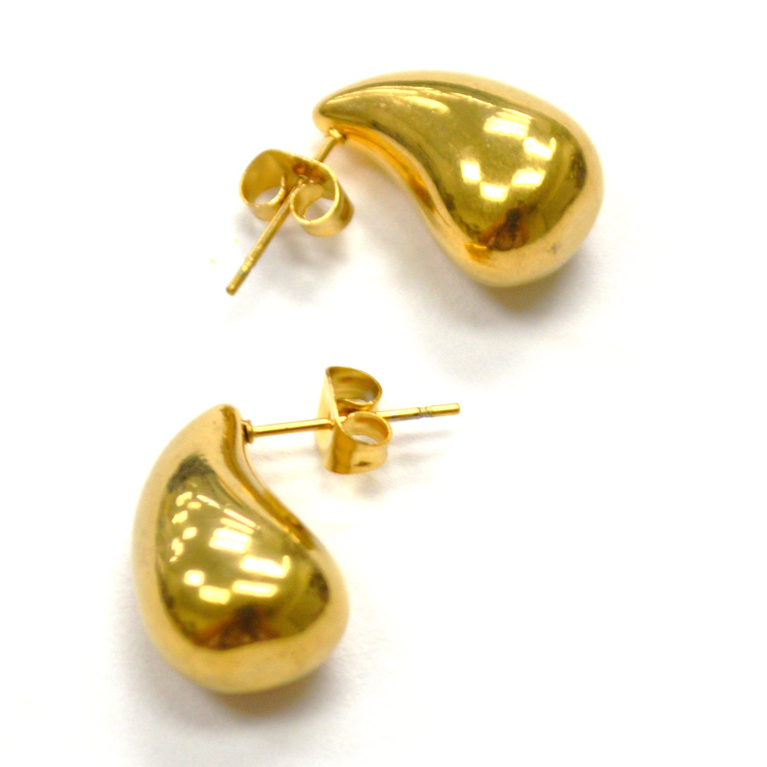 Tear Drop Gold IP Plated Earrings 83-959G