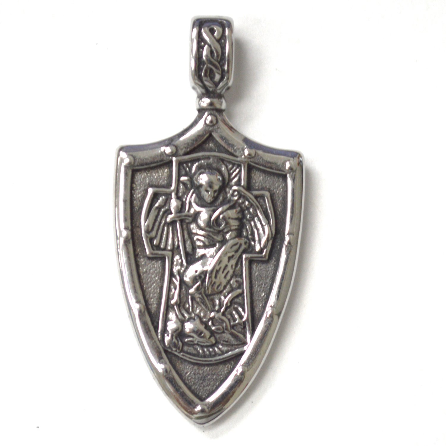 St Michael Archangel Stainless Steel Pendant 86-3060S