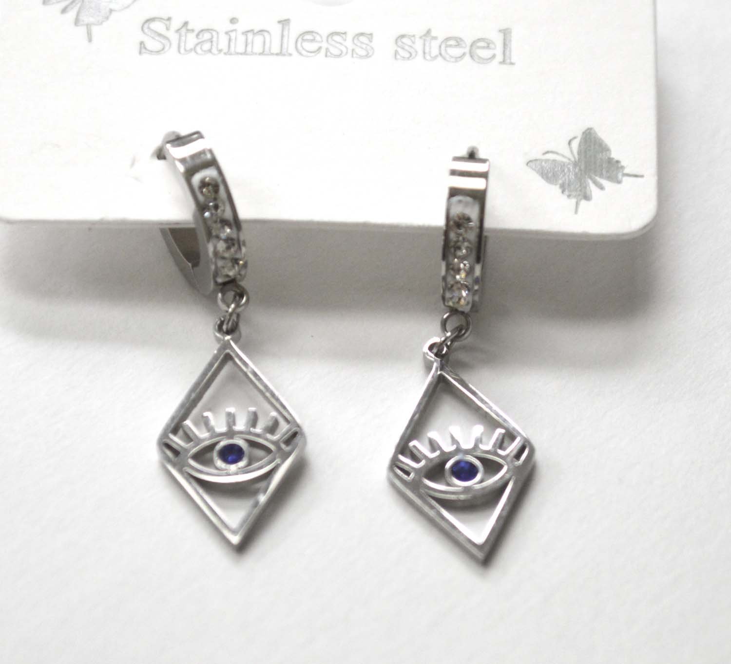 Eye Stainless Steel Earring 83-840S