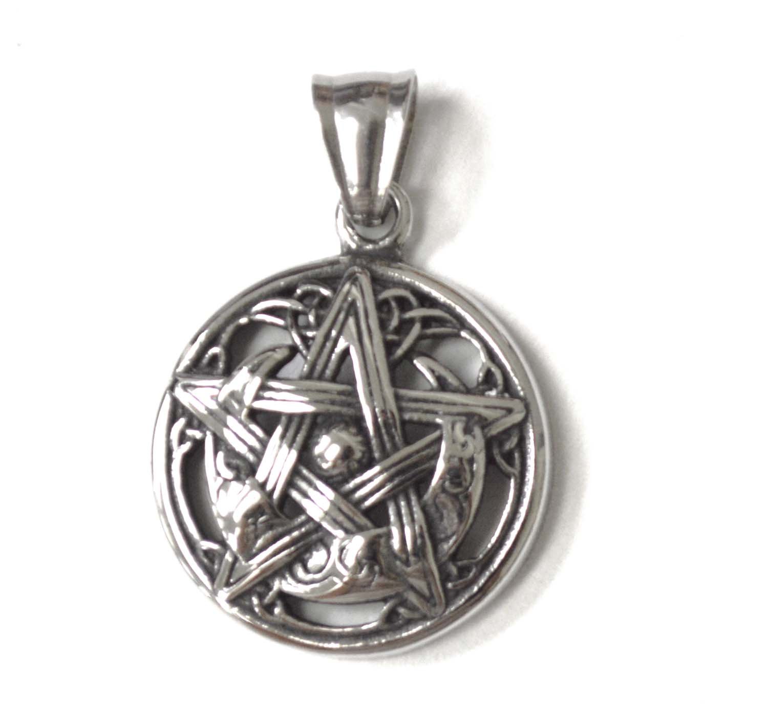Pentagram Stainless Steel Pendant 86-2460S