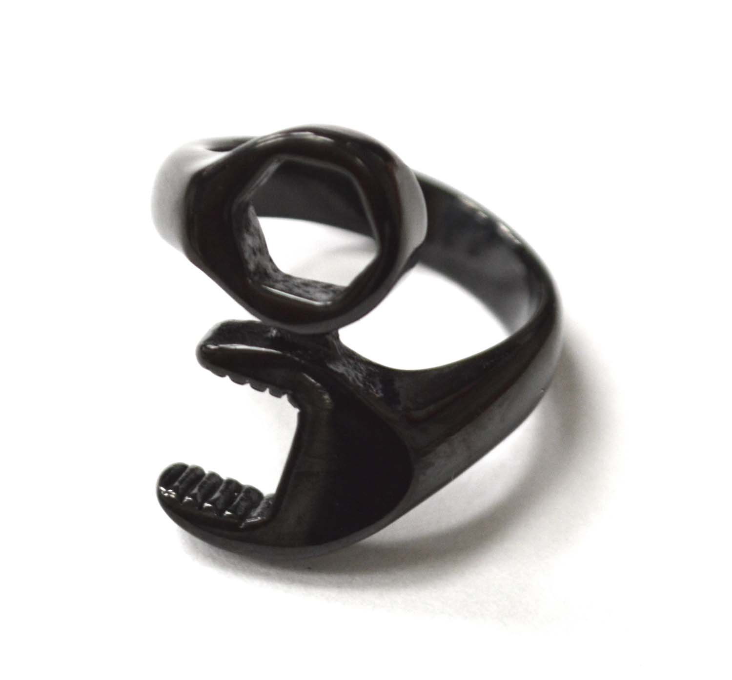 Wrench Black Plated Ring 81-1025B