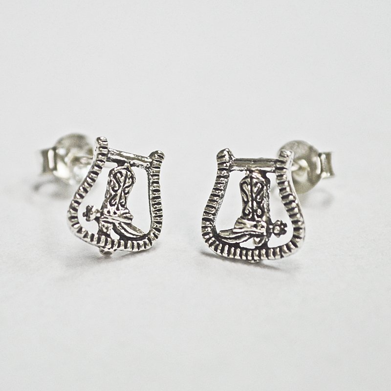 Boots/Spur Horseshoe Stud Earring 53-5161