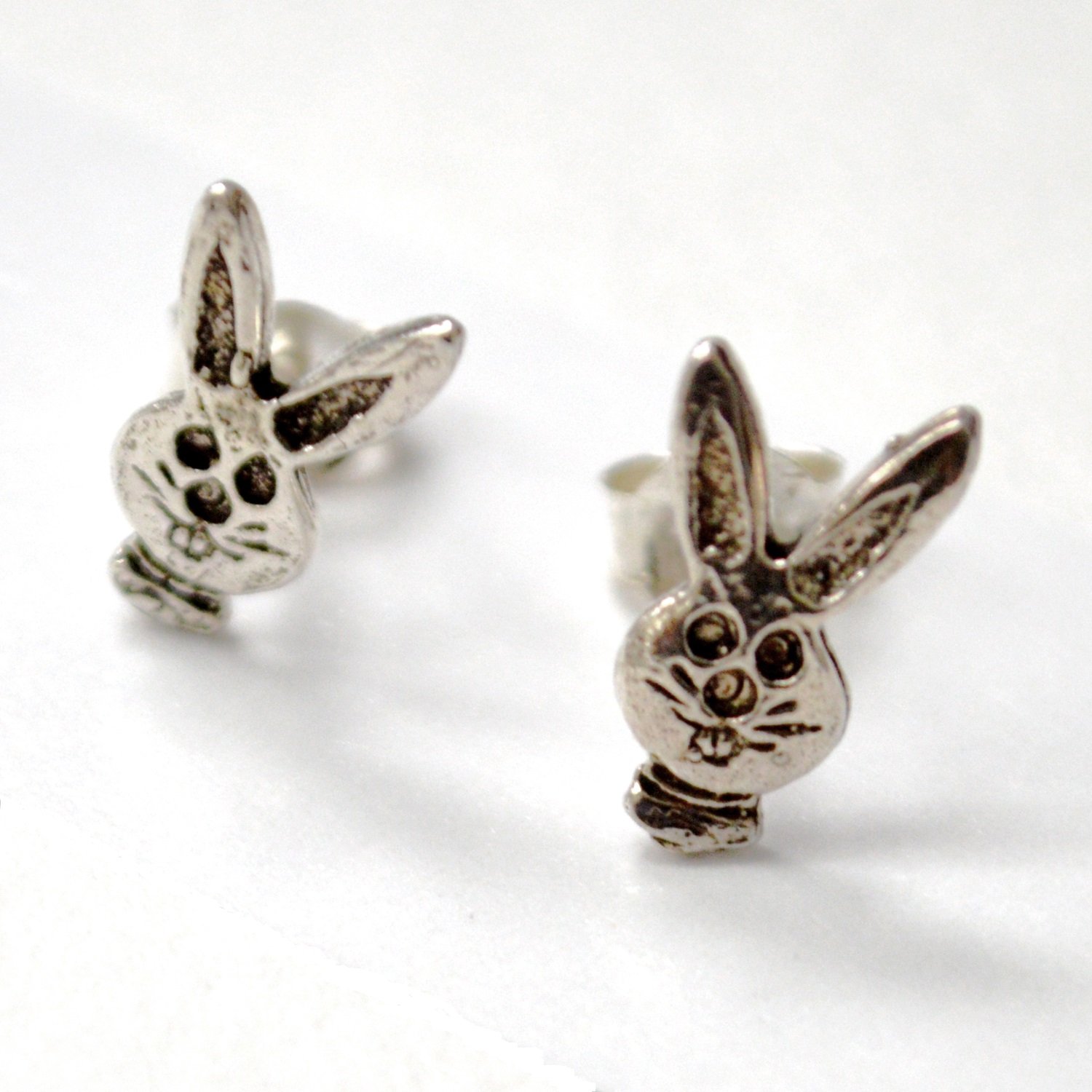 Bunny Sterling Silver Stud Earrings 53-5315
