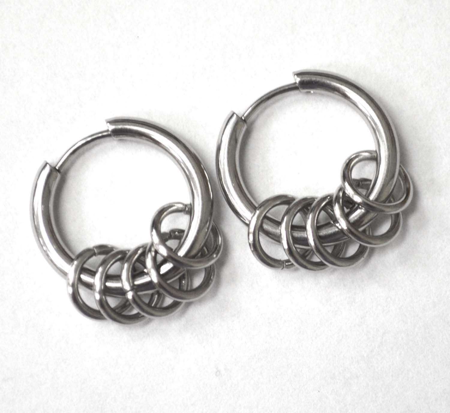 Hoops Earrings Stainless Steel  83-730S
