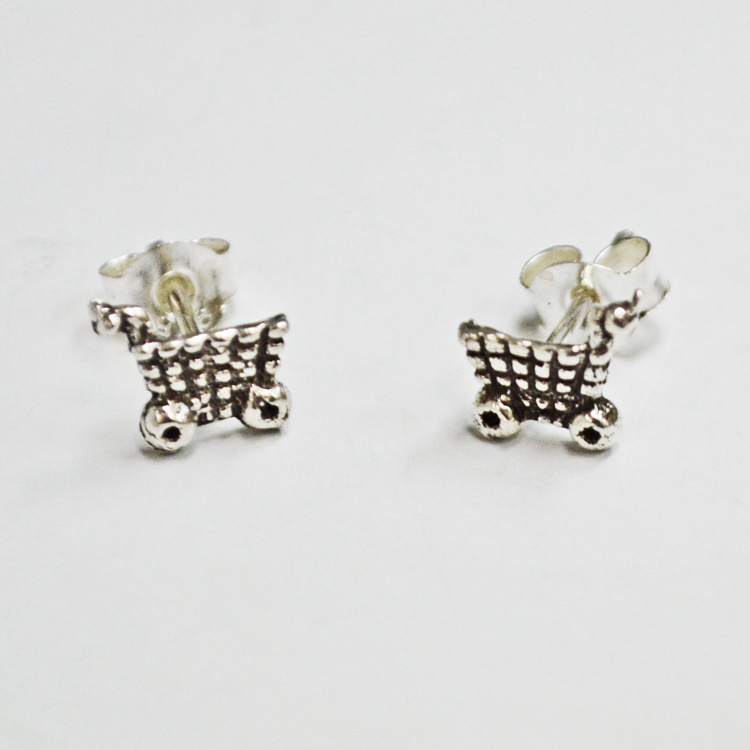 Shopping Cart Stud Earring 53-5183