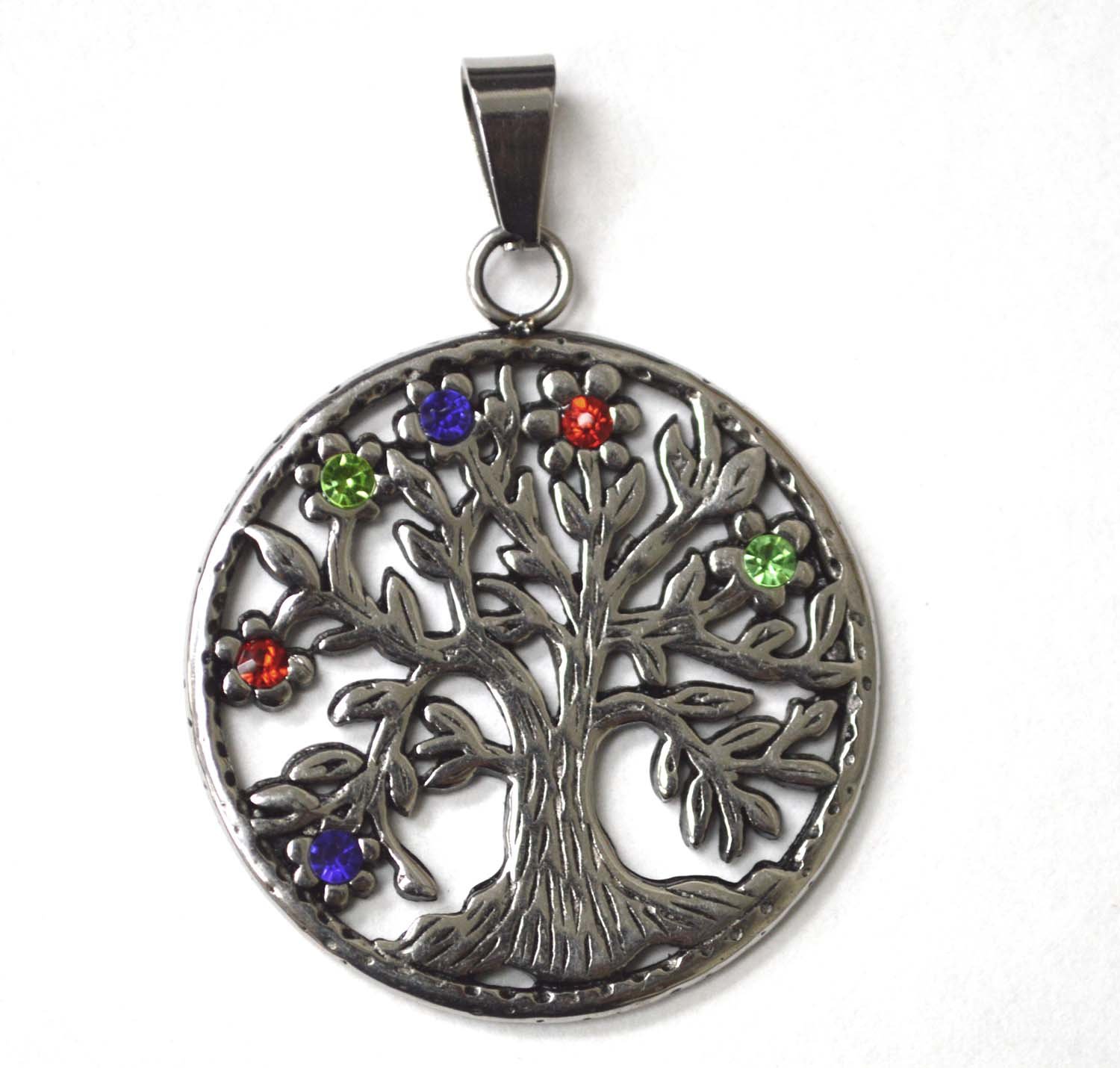 Tree of Life Stainless Steel Pendant 86-1996-Stn