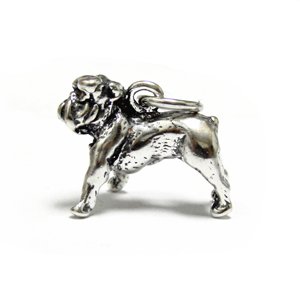 Bulldog Pendant Sterling Silver 561116