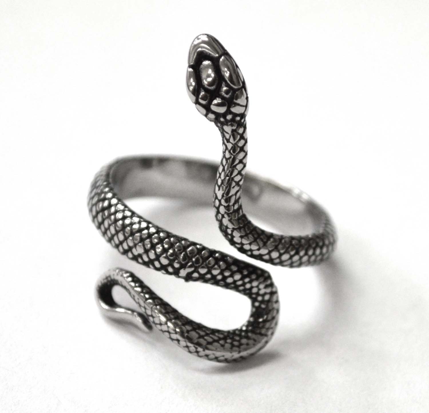 Snake Stainless Steel Ring 81-1483S