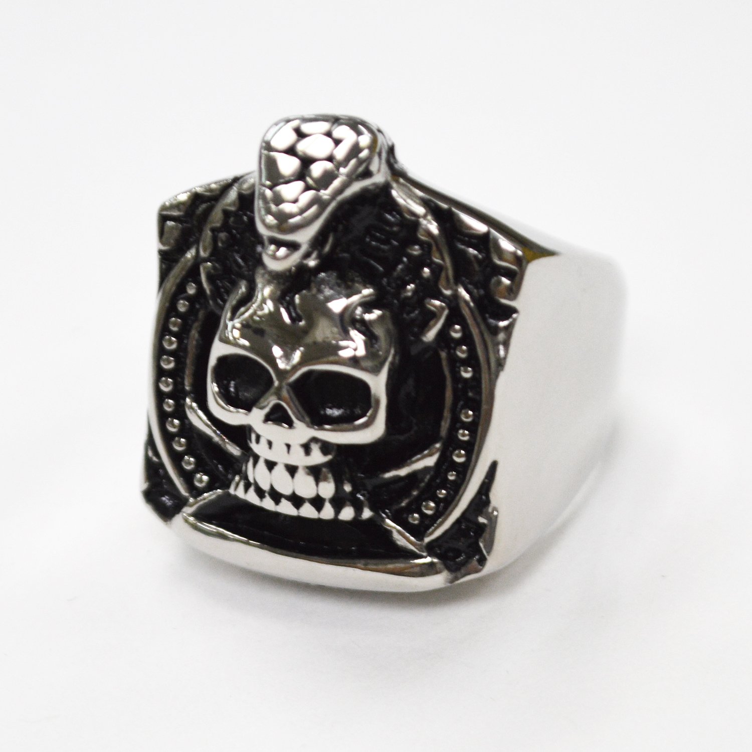 Skull Stainless Steel Ring  81-1371