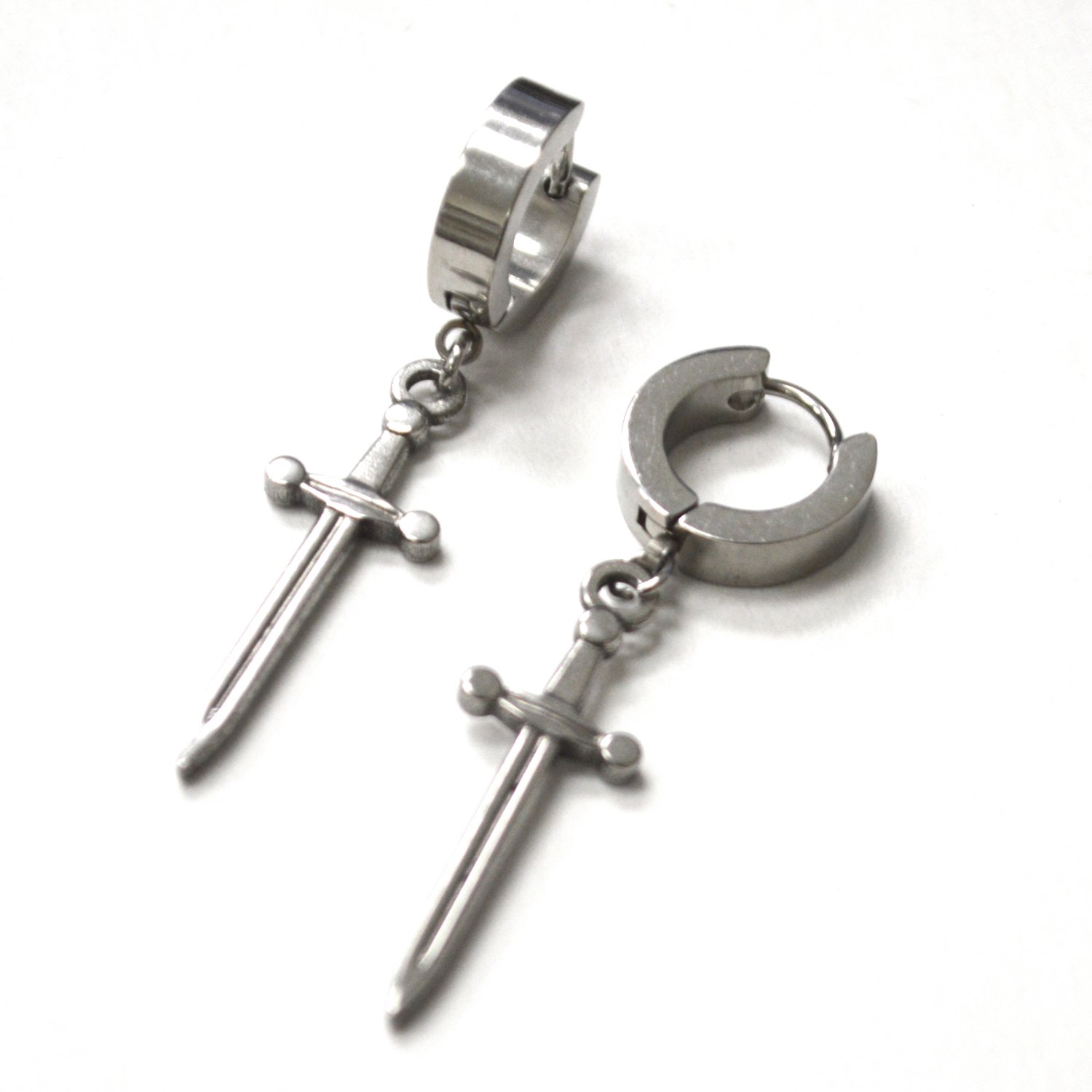 Dagger Sword Stainless Steel Huggies 83-952S