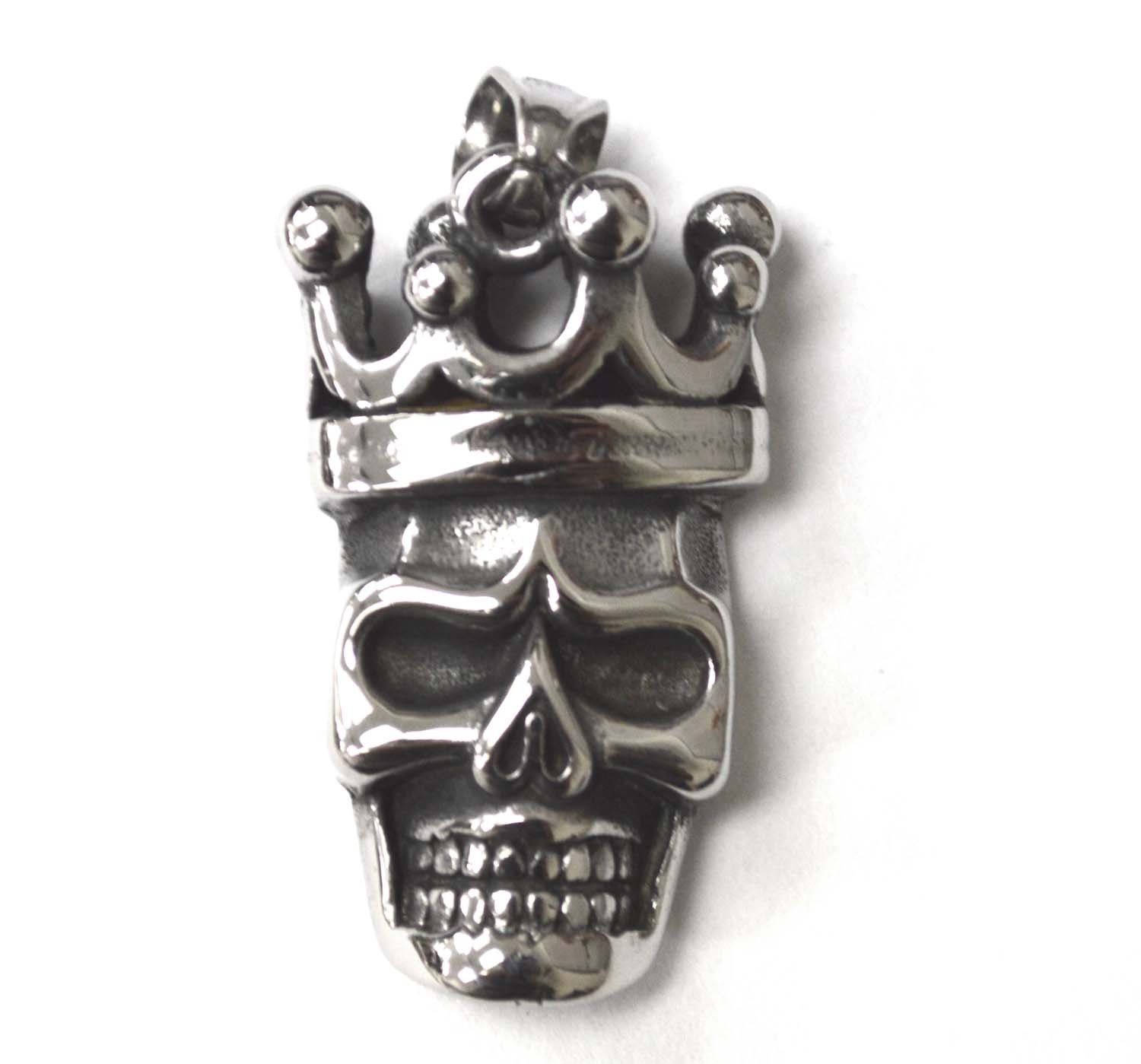King Skull Stainless Steel Pendant 86-2370