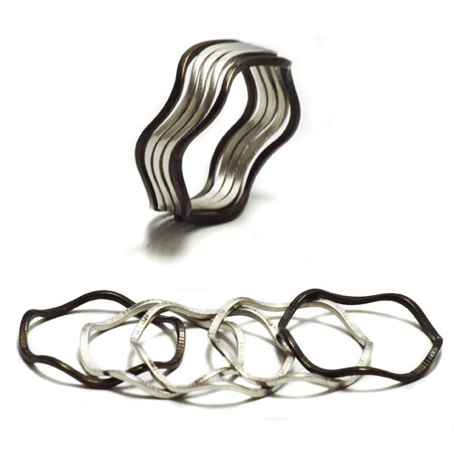 Stack Wave Ring (4mm) 81-971